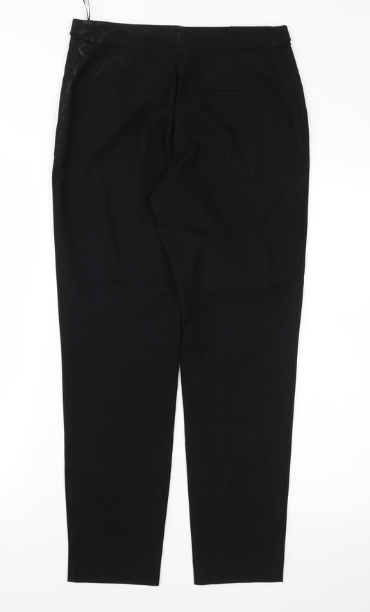 NEXT Womens Black Trousers Size 8 L27 in