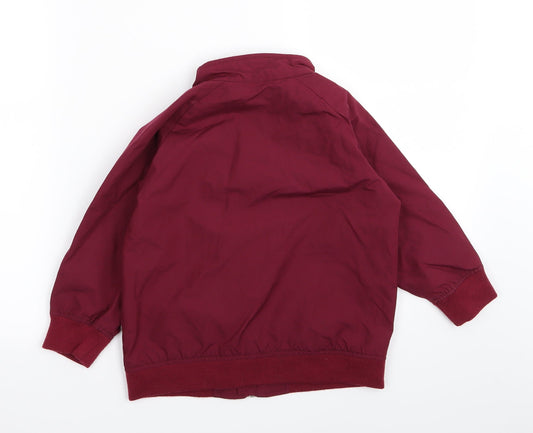 outfit Boys Red Basic Coat Coat Size 6 Years