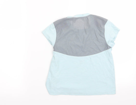 Old Navy Girls Blue Basic T-Shirt Size 6-7 Years