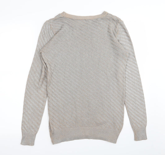Dune Womens Brown Pullover Jumper Size M