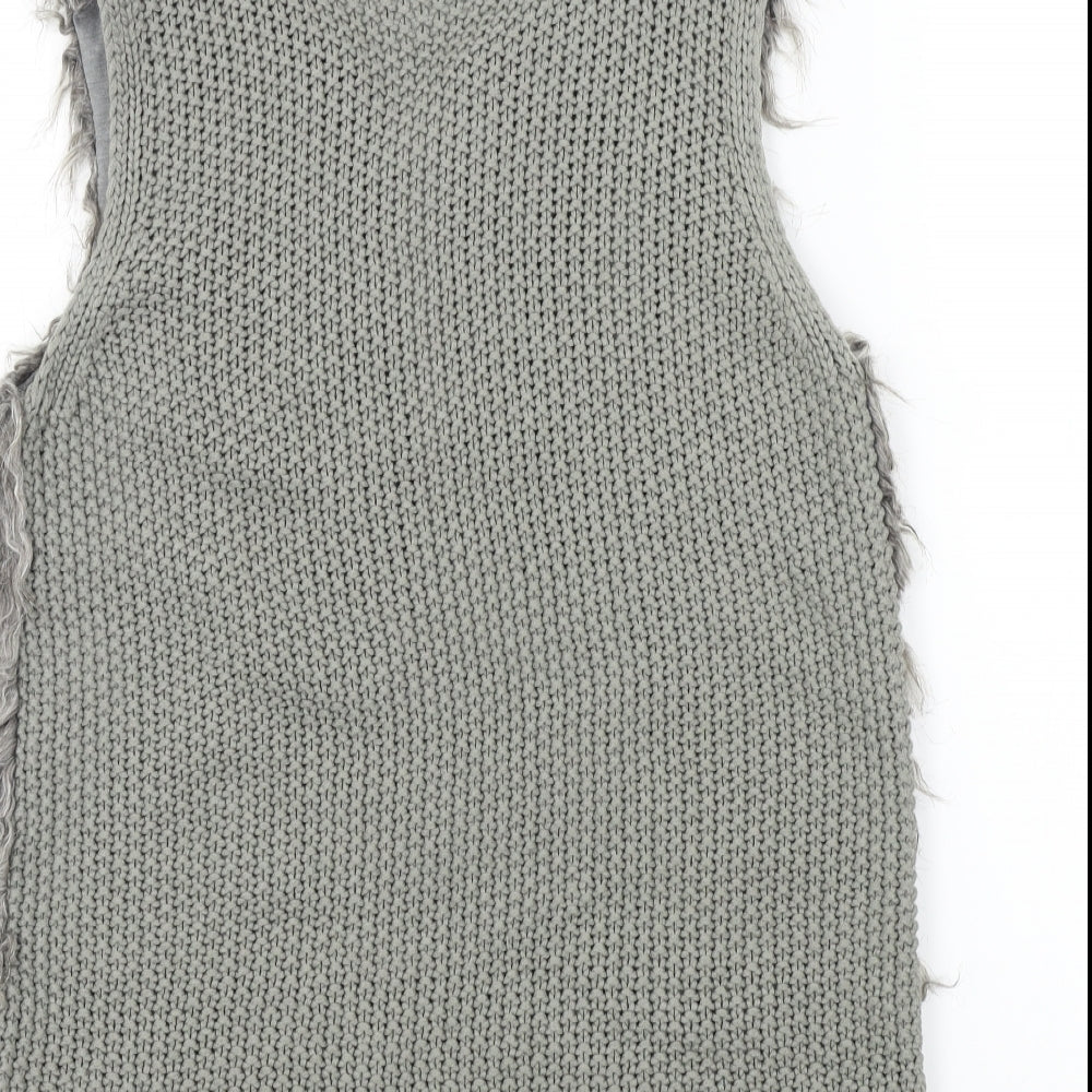Primark Womens Grey Jacket Waistcoat Size S