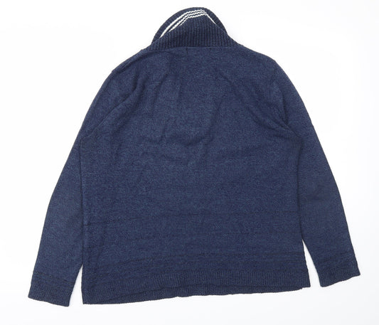 Pure & Natural Womens Blue Pullover Jumper Size XL