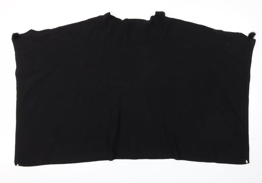SWEET MALIA Womens Black Cape Jumper One Size
