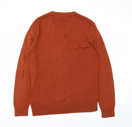 Peacocks Mens Red Pullover Sweatshirt Size L