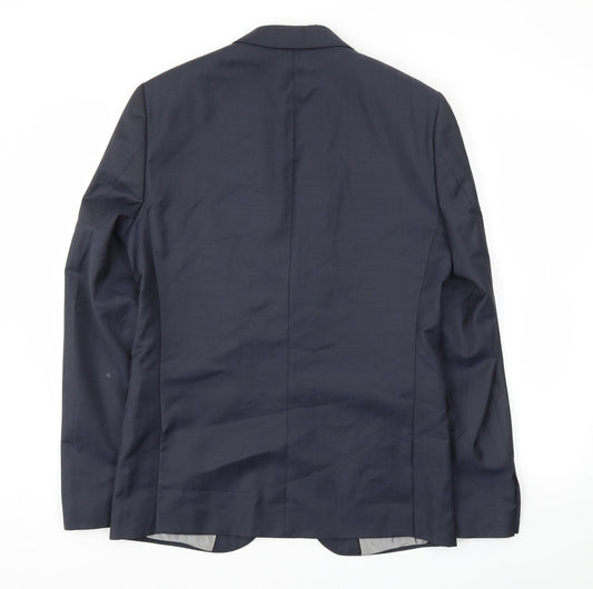River Island Mens Blue Jacket Blazer Size 40