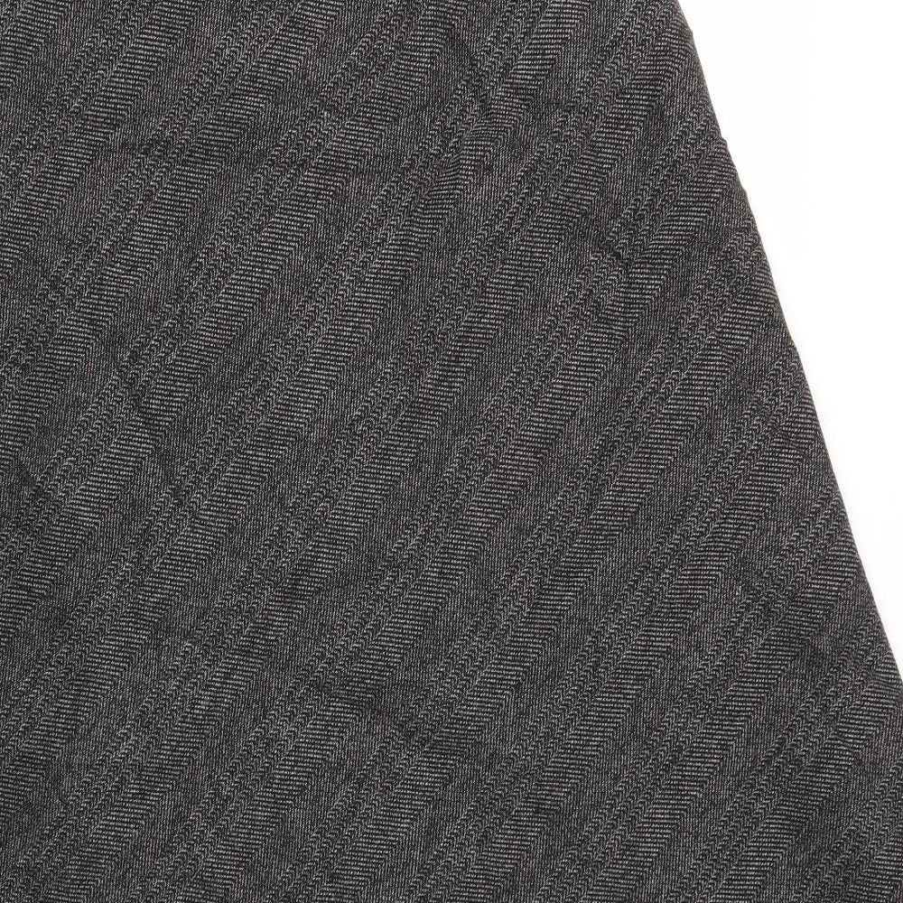 M&S Womens Black Flare Skirt Size 10