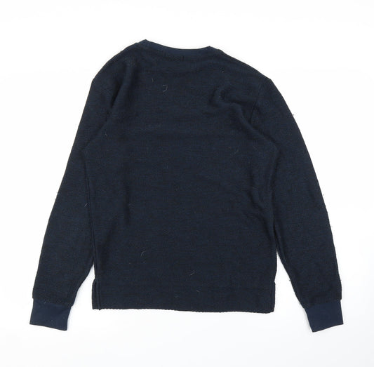 Primark Mens Blue Pullover Jumper Size S