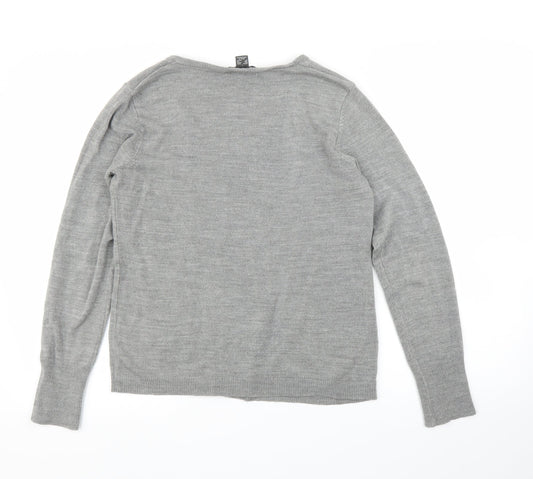 Primark Mens Grey Pullover Jumper Size S