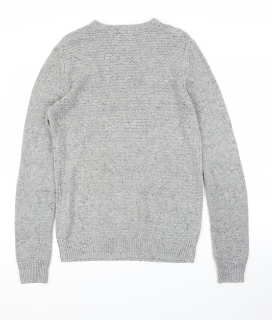 Primark Mens Grey Pullover Jumper Size S