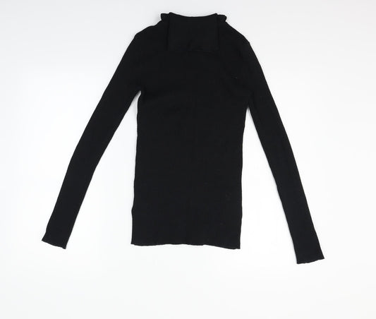 H&M Womens Black Pullover Jumper Size S