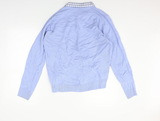 Pierre Cardin` Womens Blue Basic T-Shirt Size M - washable marks