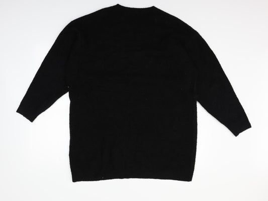 ASOS Womens Black Pullover Jumper Size 6