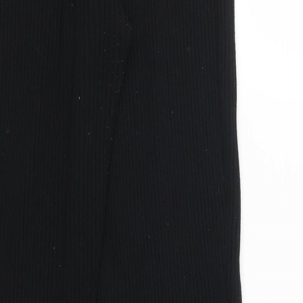 Topshop Womens Black Trousers Size S L31 in