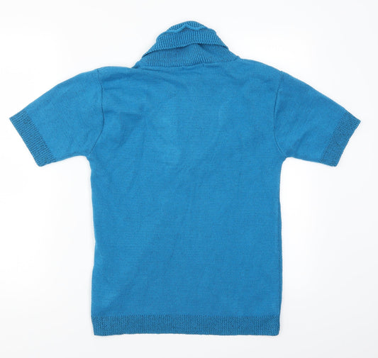 Pulse Womens Blue Pullover Jumper Size S