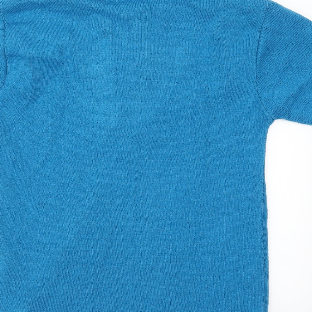 Pulse Womens Blue Pullover Jumper Size S