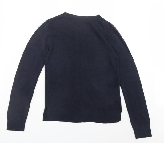 Marks and Spencer Womens Blue Knit Pullover Jumper Size 6