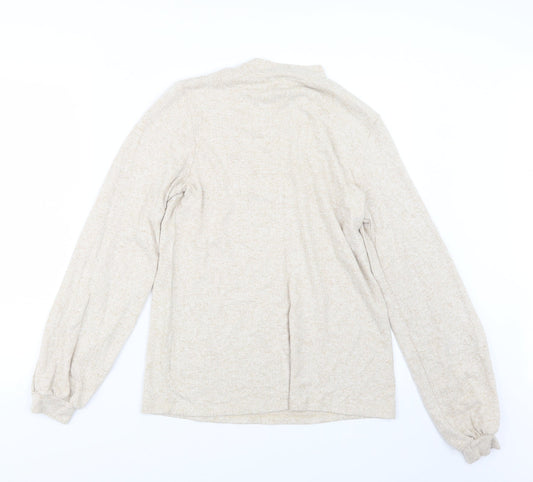 Very Womens Beige Knit Pullover Jumper Size 10