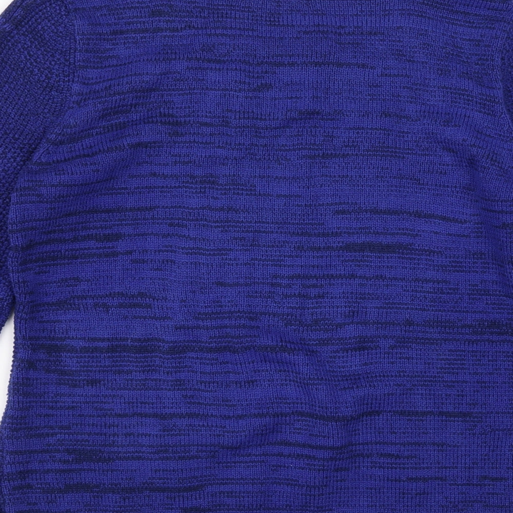BM collection Womens Blue Pullover Jumper Size S