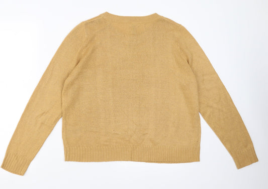 Divided by H&M Womens Beige Pullover Jumper Size L