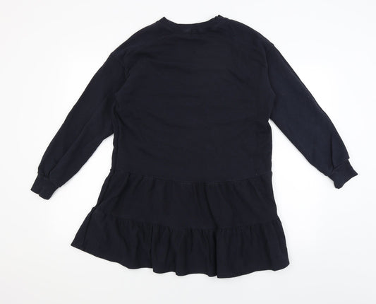 River Island Womens Blue Jumper Dress Size XS