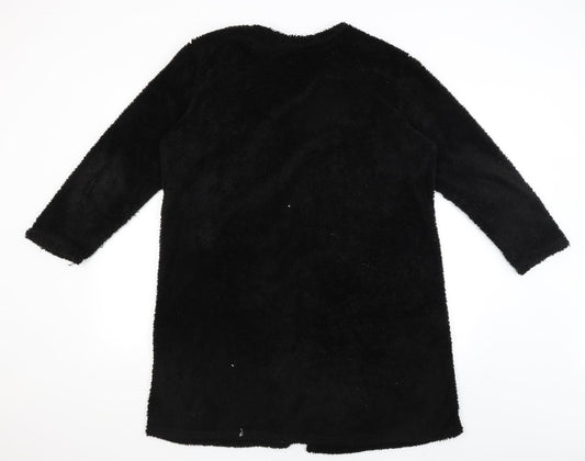 Preworn Womens Black Wrap Jumper Size L