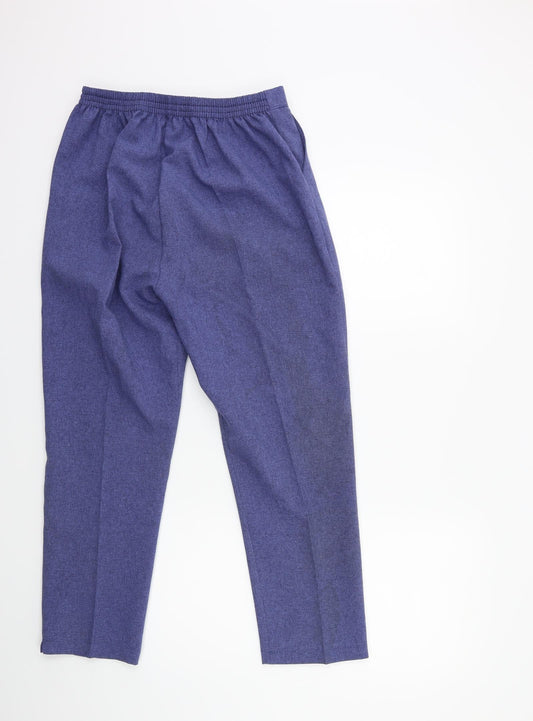 Preworn Womens Blue Trousers Size S L26 in