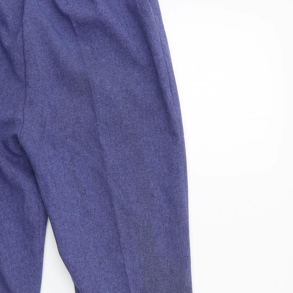 Preworn Womens Blue Trousers Size S L26 in