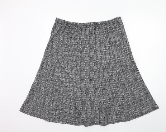 Autonomy Womens Grey A-Line Skirt Size 16