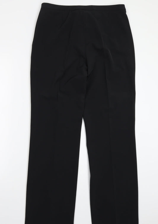 Sand Womens Black Trousers Size 14 L30 in