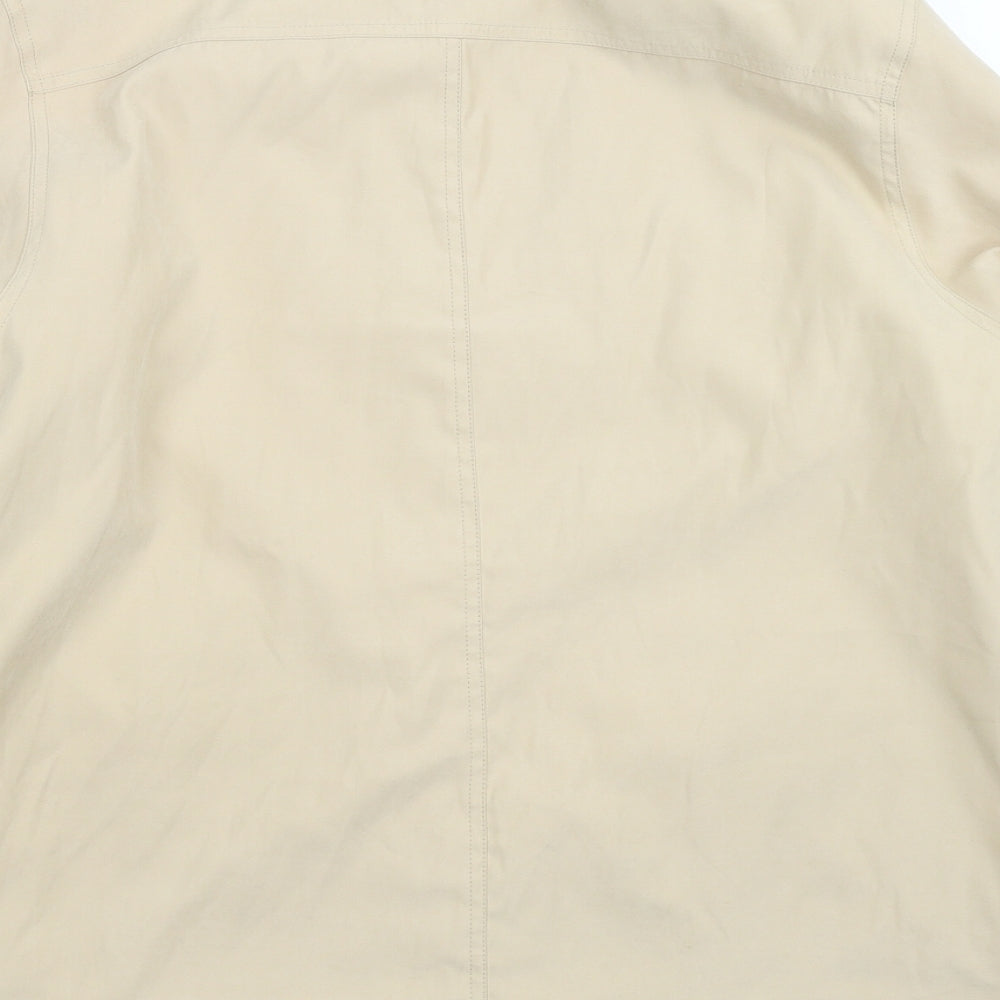 Isle Womens Beige Jacket Coat Size 16