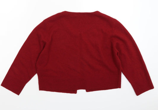 Pearce Fionda Womens Brown Knit Cardigan Jumper Size L