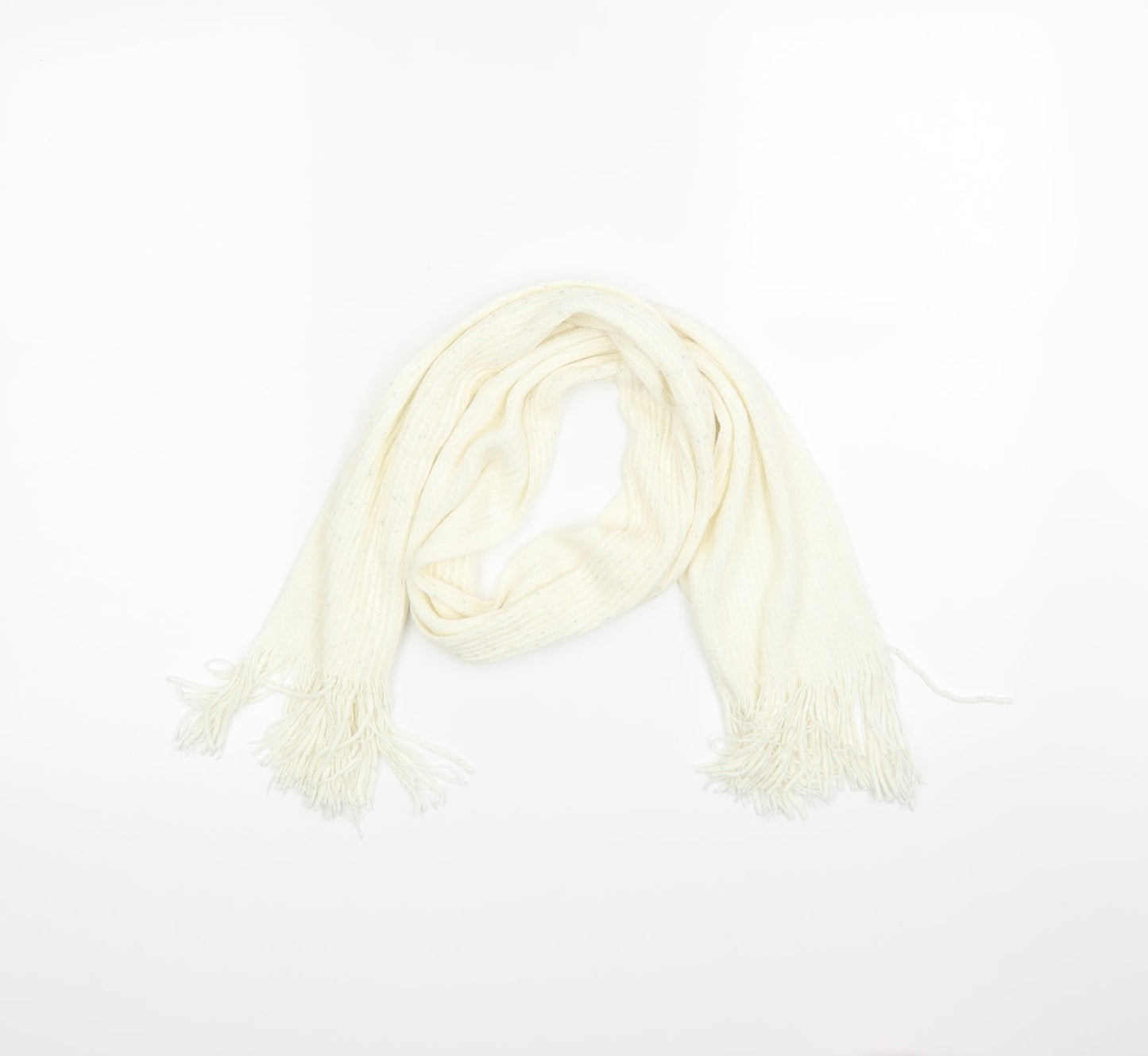 Preworn Womens White Scarf