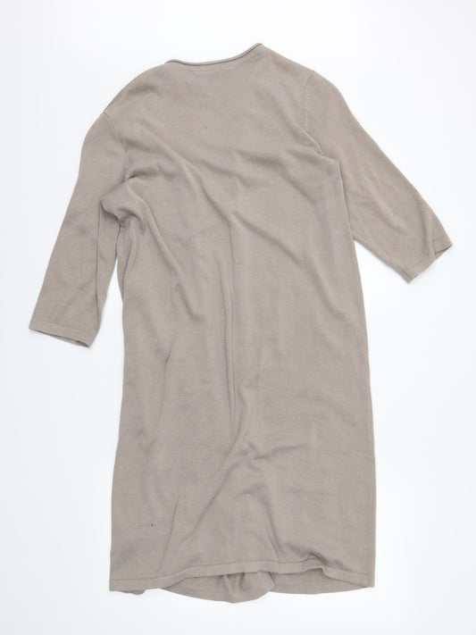 bpc selection Womens Beige Wrap Jumper Size M
