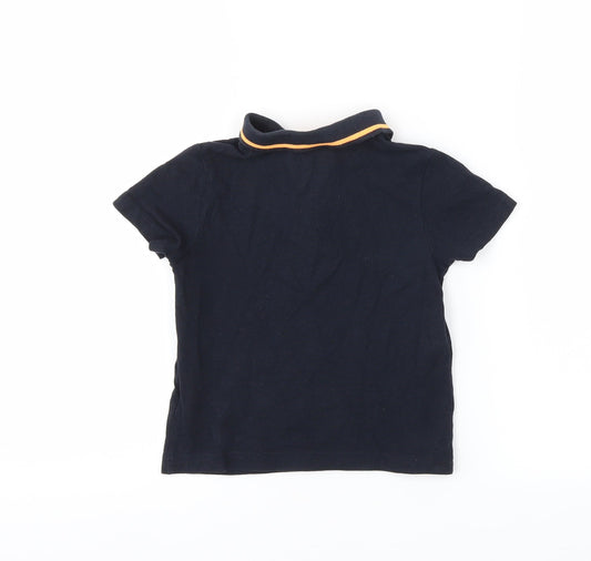 F&F Boys Black Basic Polo Size 2 Years