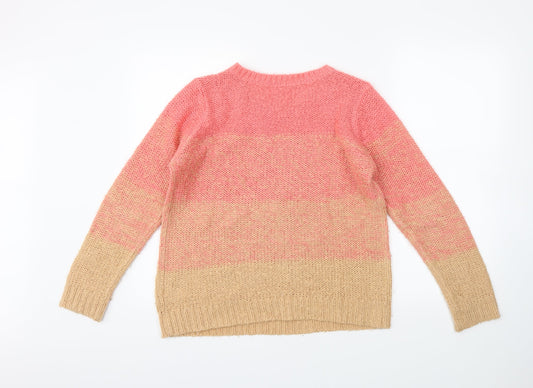 BHS Womens Pink Pullover Jumper Size 14
