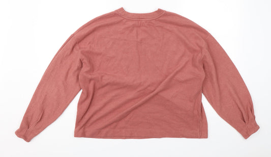Astradivarius Womens Pink Pullover Jumper Size S