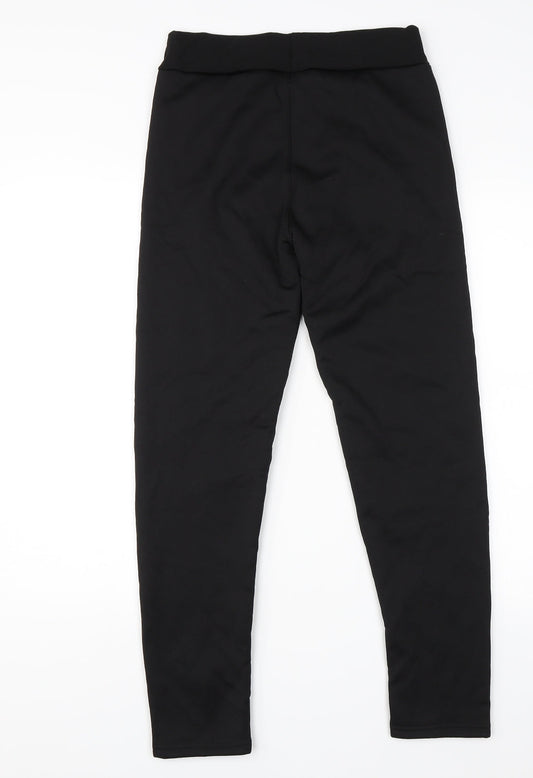 Preworn Womens Black Trousers Size 6 L26 in