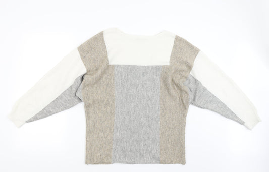 George Mens Grey Pullover Jumper Size M