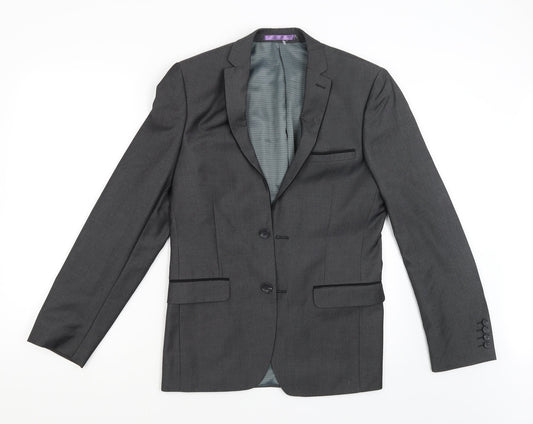 Burton Mens Grey Jacket Blazer Size 36