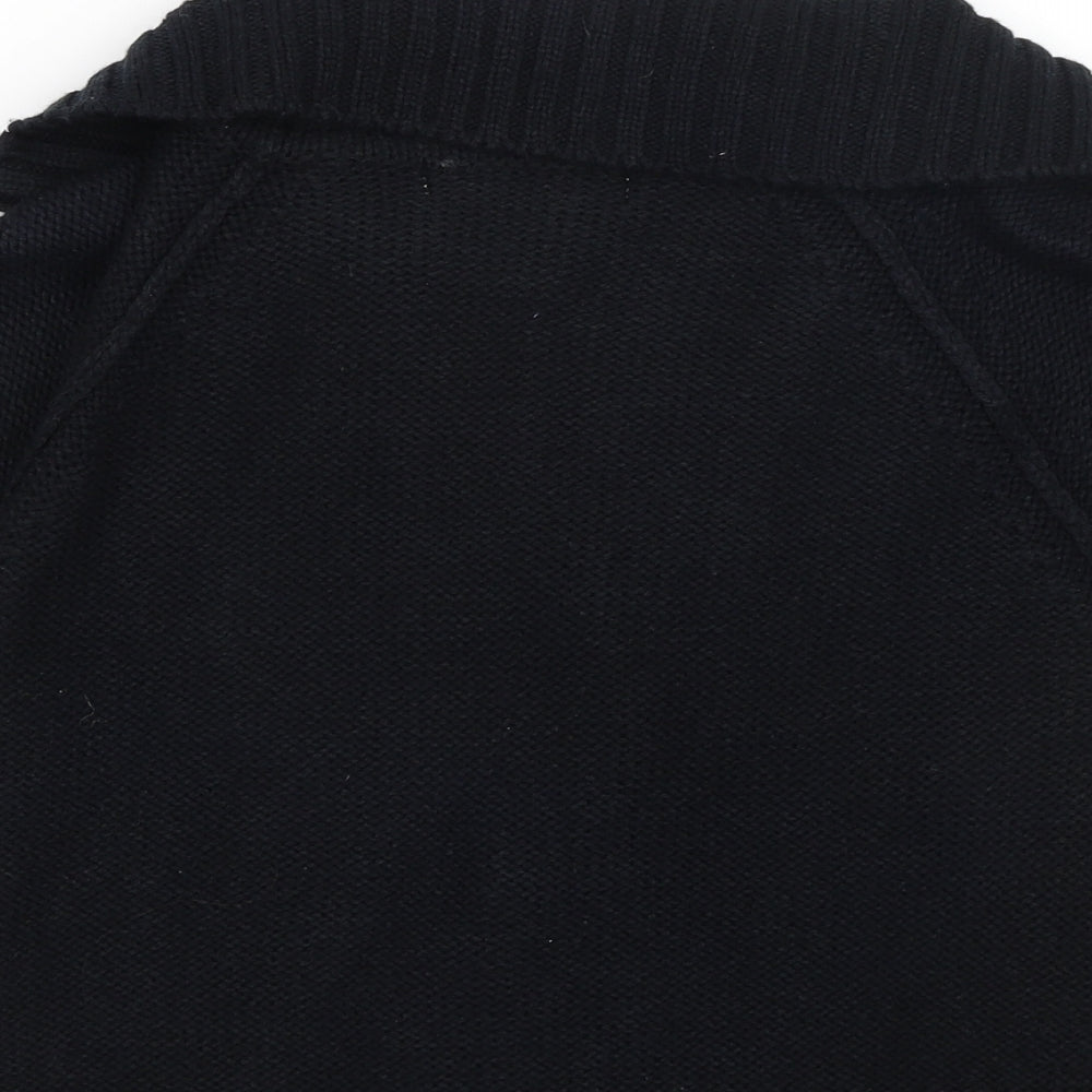 Internacionale Womens Black Cardigan Jumper Size 14