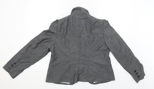 George Womens Grey Jacket Blazer Size 16