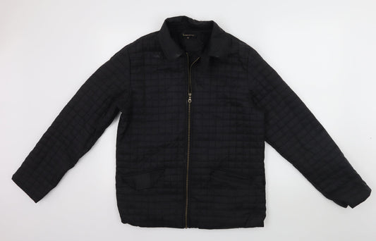 Incorporatewear Mens Black Camouflage Jacket Coat Size M
