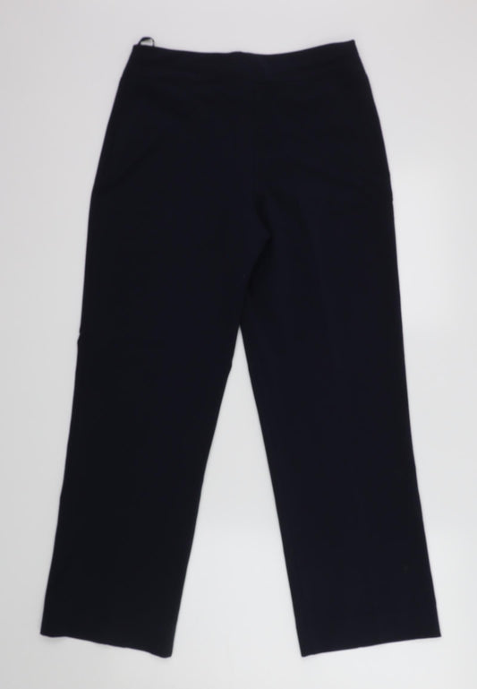 Autonomy Womens Blue Dress Pants Trousers Size 10 L28 in