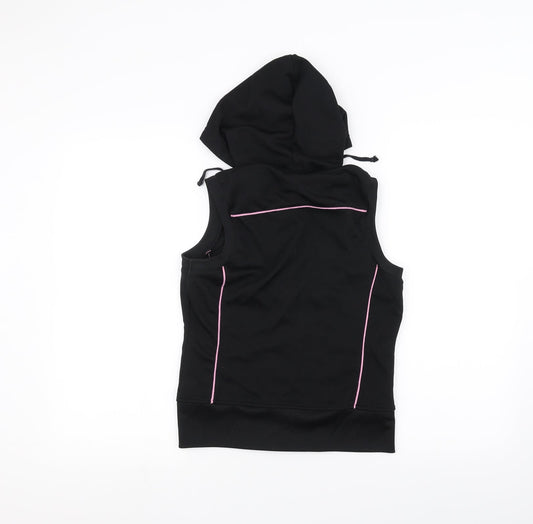 DNMSports Girls Black Full Zip Hoodie Size M