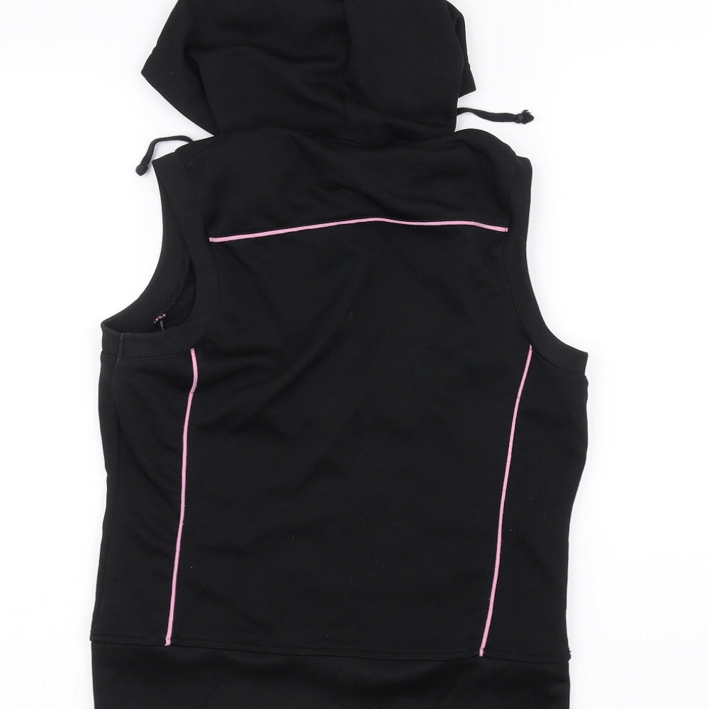 DNMSports Girls Black Full Zip Hoodie Size M