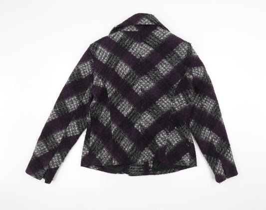 Oscar B Womens Purple Jacket Size 12