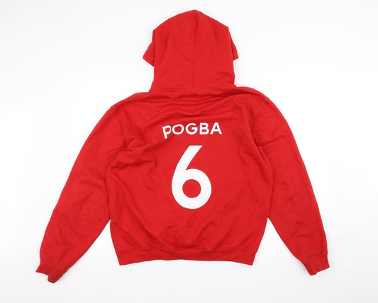 AWD Womens Red Pullover Hoodie Size M - POGBA