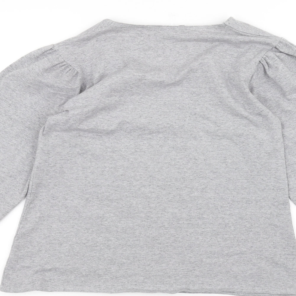 warmspun Womens Grey Pullover Jumper Size S