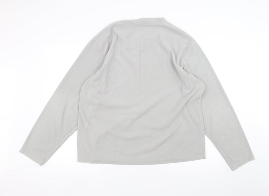 Easy Womens Grey Pullover Jumper Size 2XL