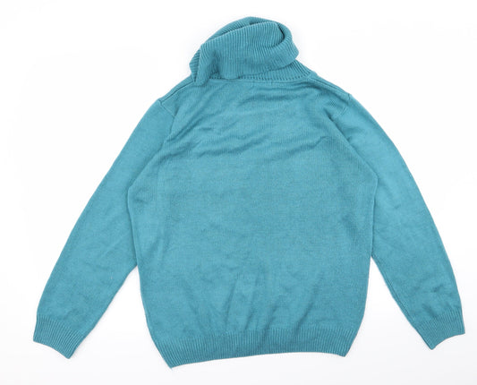 Damart Womens Blue Pullover Jumper Size M